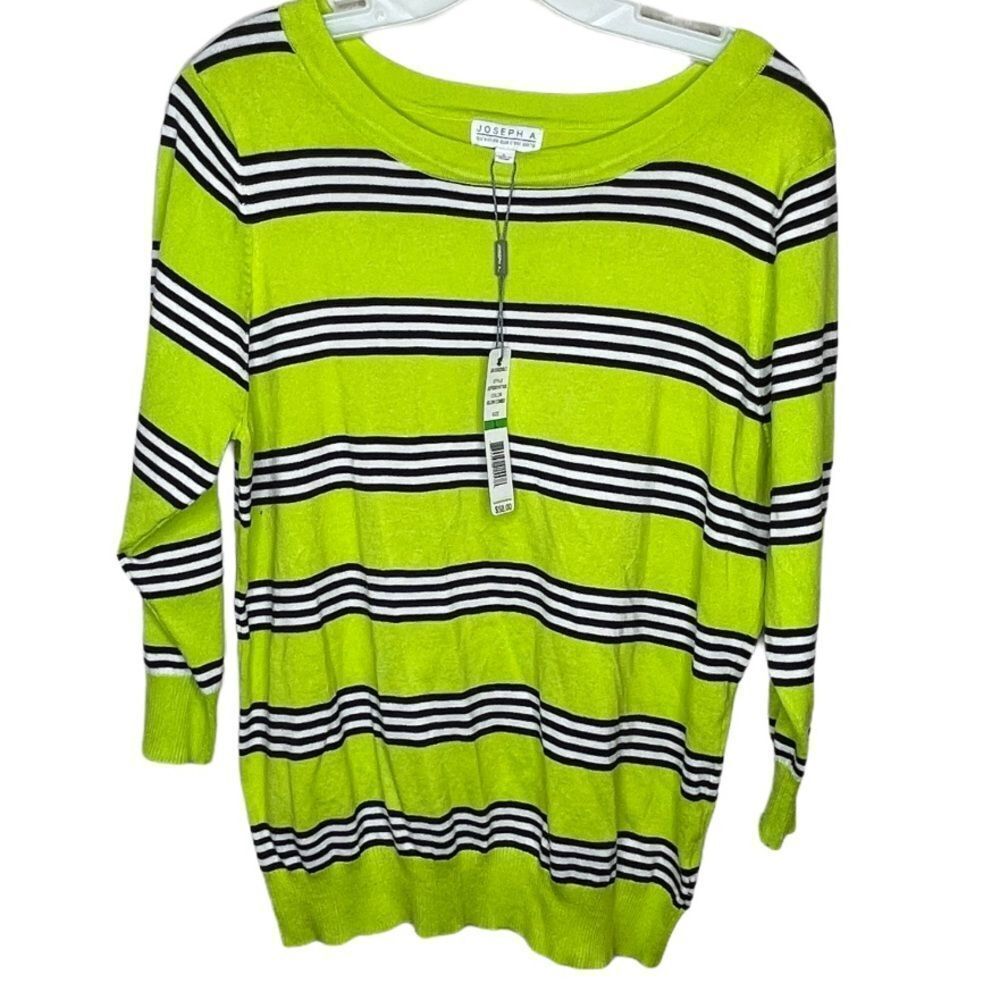 Joseph A Striped Sweater nwt‎